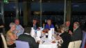 the top table at the formal welcome dinner