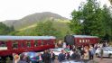 Brief pause at Glenfinnan Station