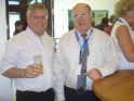 Chief Executive (WLC) Alex Linkston and Deputy Provost (HSK) Erhardt Schffer enjoy a well-deserved libation